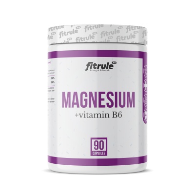  FitRule Magnesium + B6 90 